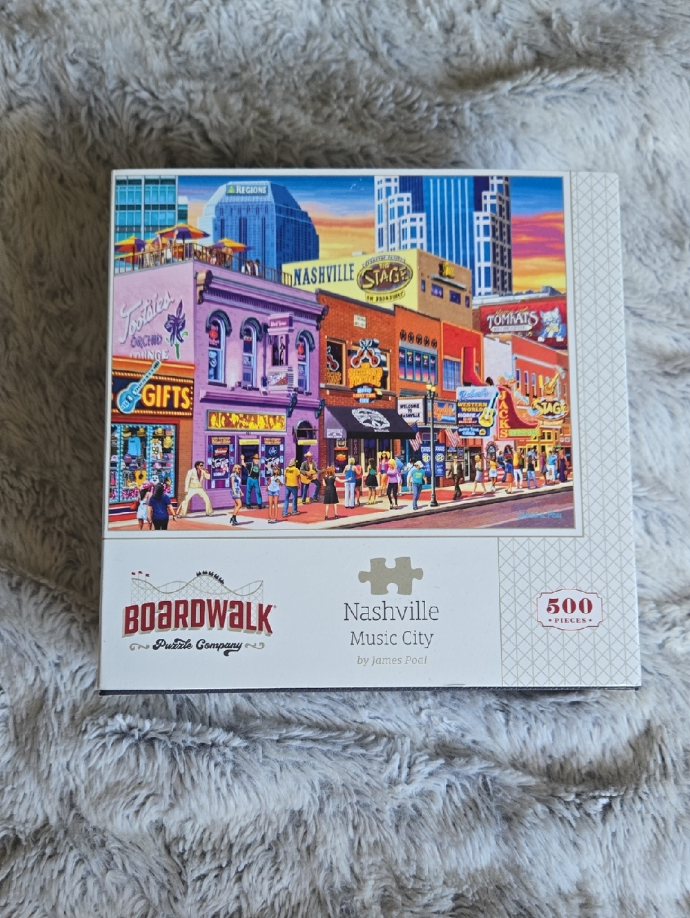 Boardwalk Puzzle Co. - Nashville Music City 500 Piece Puzzle